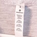 Lululemon  Size 4 Jacket Gray Cowl Neck Wrap Full Zip with Thumb Loops Yoga Photo 3