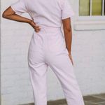 These Three Boutique Utility Jumpsuit Washed Light Pink Photo 2