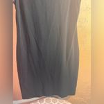 Talbots  Black Sleeveless Midi dress with Ruffle Detail classic business casual Photo 4