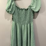 Altar'd State  Ruched Ruffle Hem Dress Photo 1