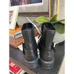 Aquatalia Lexie Leather Moto Boots Black Womens Size 7 Photo 9