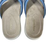 Easy Spirit Womens  Setara Leather Slide Sandals Comfort Denim Blue 7.5 W Photo 8