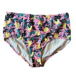 Loralette Pink Lemonade Bikini Swim Suit Womens 1X New Pink Yellow Lemons Photo 6