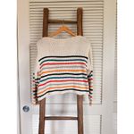 Rip Curl  Women's Striped Knit Sweater,, XS/S Lightweight Pullover Photo 1