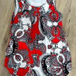 NWOT Xl black red and white pattern tank top. Super soft material Photo 0