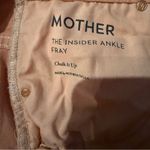 Mother The Insider Ankle Fray‎ Raw Hem Jeans in Chalk It Up Terracotta Sz 28 Orange Photo 7