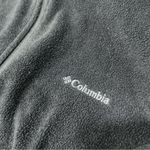 Columbia Black Fleece Vest size 1X full zip hand pockets outdoor Photo 2