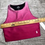 Good American  GA Sports Bra Ombré Pink Racerback size  1  Small Cropped Barbie Photo 8