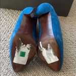 Enzo Angiolini  Vibrant Blue Heeled Boots Photo 8