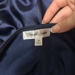 Blue Silk Homecoming Dress Size M Photo 3