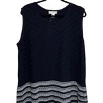 cj banks NWT C.J. Banks Sweater Tank in Navy Blue - Size 1X Photo 0