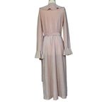 Free People One More Time Lurex Wrap Midi Dress Shimmery Sparkly Metallic Sz M Photo 6