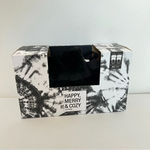 Jenni Happy Merry & Cozy Slippers Faux Fur Black Size Medium 7/8 Elastic Back Photo 1