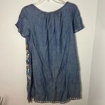 Holding Horses Anthropologie Folklore Embroidered Chambray Dress Western Size 0 Photo 6