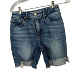 Good American 90s Icon High Waist Bermuda Shorts Style GNICO235T Size 26 NWT Photo 1