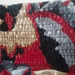 Mixit  XL Red Black Silver Satin Strap Top Plus Photo 5