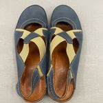 Italian Shoemakers V Italia blue leather shoes size 39/8 Photo 3