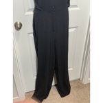 Nine Britton NWT  Black Cap Sleeve Collared Wide Leg Jumpsuit Large Stichfix Photo 12