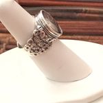 Silpada  Sterling Silver Fine Print Ring Size 6.5 Photo 3
