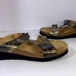 EUC TAOS Zephyr Black Gold Metallic Sandals Photo 0