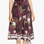 Ted Baker London Alyan Elderflower Print Asymmetrical Dress Size 14 Photo 6