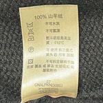 Burberry Cashmere Short Sleeve Knit V Neck Sweater Black Size L Photo 6