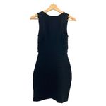 EXPRESS RETRO  XS Black Bandage Dress Mini Bodycon Sleeveless Sweetheart Neck Photo 4