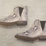 Lucky Brand ππ Jaime Snake Ankle Boots 8.5 NEW Photo 1