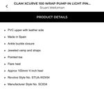 Stuart Weitzman  Glam x Curve 100 Wrap Pump in Light Pink/Cotton Candy Photo 1