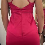 Dillard's Pink Satin Semi-Formal Dress Photo 1