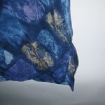 Robbie Bee Robbie Lee L Silk Blue Stained Glass Windsor Top Photo 5