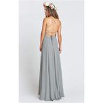 Show Me Your Mumu NWT Godshaw Goddess Gown Bridesmaid Dress Charcoal Size L Photo 1