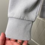 Old Navy EUC women’s light gray fleece lined pullover hooded sweatshirt medium Photo 1