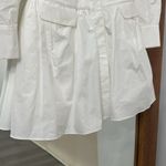 Self Portrait Self-Portrait White Cotton Embellished Mini Dress Photo 7