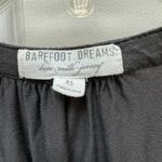 Barefoot Dreams  Top XS Womens Luxe Milk Jersey Namaste Lounge Pajama Grey Photo 2