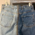 Revice Denim REVICE Two-Tone Yin / Yang Denim Zip up Straight Leg Jeans Photo 5