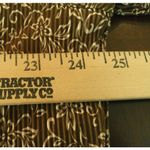 Investments Vintage  Womens 2X Brown White Floral Top Blouse Long‎ Sleeve Cottage Photo 4