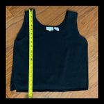 Jeanne pierre Black Sweater tank top - Size Medium Photo 6