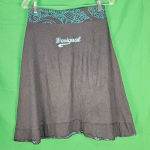 Desigual Desiqual Womens‎ Embroidered Embellished Boho A Line Skirt XS Photo 1
