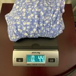 Sienna Sky Blue and white floral off the shoulder top size small‎  Photo 7