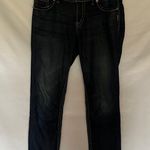 SILVER Suki Capri Womens Jeans Sz W27 Midrise Denim Dark Wash Stretch Blue Photo 10