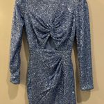 superdown SHO Long Sleeve Sequin Cutout Bodycon Dress Photo 2