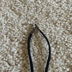 Black Choker with Black Golden Locket Gold Photo 1