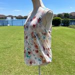 Rebecca Taylor Silk Floral Sleeveless Top - Multicolor Photo 5