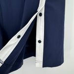 Halara  shorts women's large snap high waisted color block active blue white Photo 2