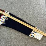 Vintage JC Penney Acrylic Fair Isle Mock Neck Sweater Womens Size M 80's Retro Blue Size M Photo 4