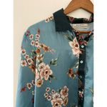Anthropologie NWT  Aldomartins M $140 Dormir Floral Sleep Shirt Buttondown Photo 1