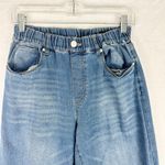BlankNYC Denim Mom Jogger Jeans Size 27 Balloon Leg Elastic Waist Blue Photo 2