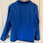 Talbots Pique Aberdeen Blazer Royal Blue - Size 16 Photo 7