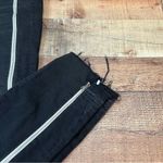 Current/Elliott Current Elliott | Women's Black Button Fly Raw Hem Dallon Highline Jeans Sz 24 Photo 2